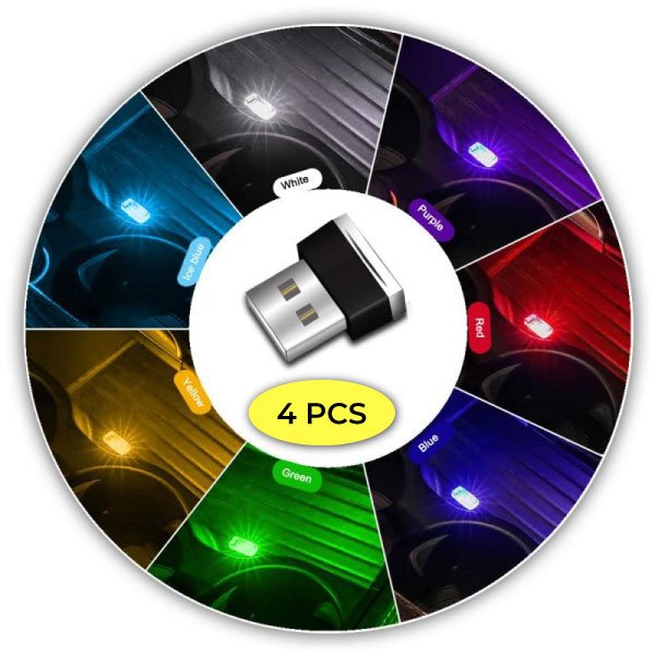 4x Mini USB LED lučka - MiniLed
