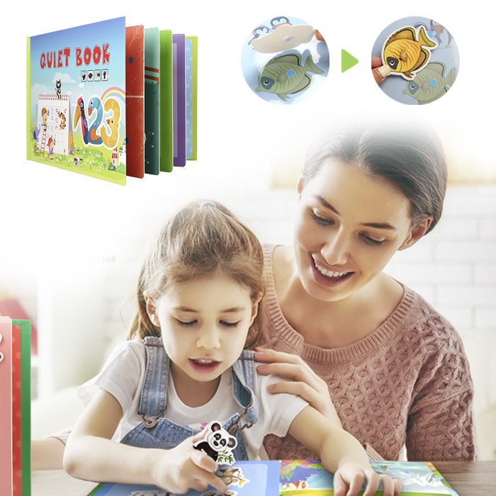 Otroška poučna knjiga- številke - QuietBook