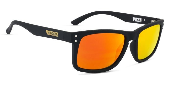 Sončna očala Pozz Rubber Black Revo