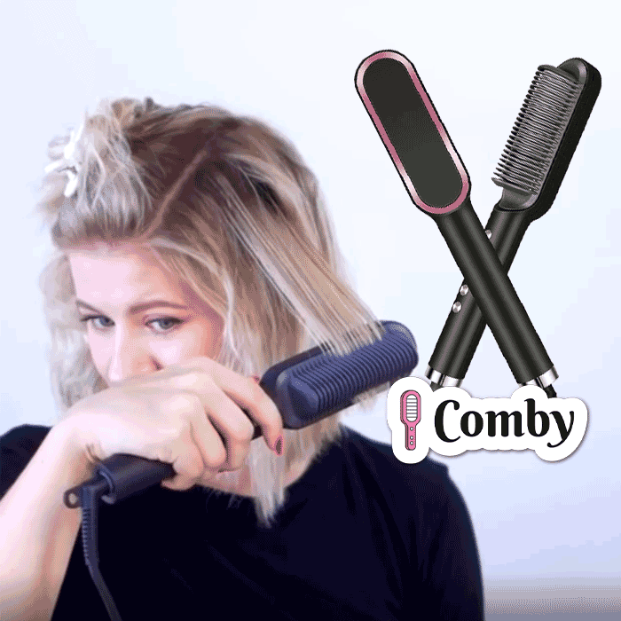 Profesionalna krtača za ravnanje in kodranje las - Comby
