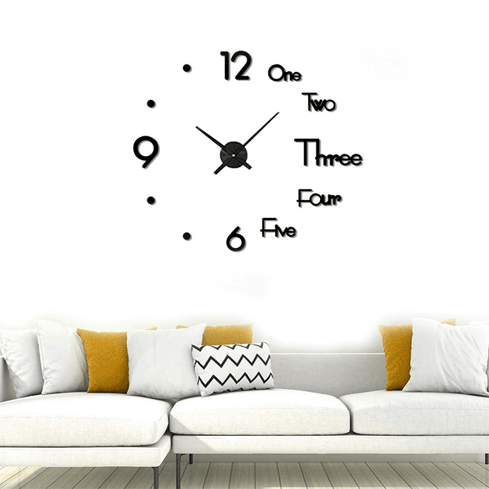 3D VELIKA STENSKA MODERNA URA - Clocky