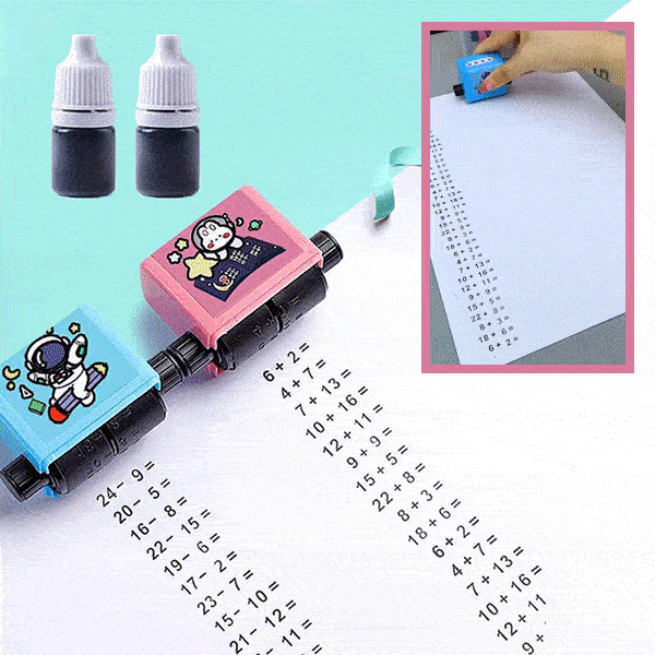 Štampiljka za izdelavo računov (2PCS) - Mathroller