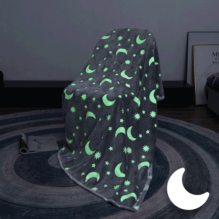 Magična odeja, ki se sveti v temi - GlowBlanket
