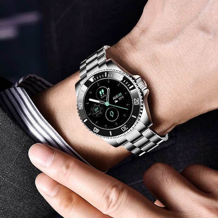 Pametna moška ura iz nerjavečega jekla - Smarty