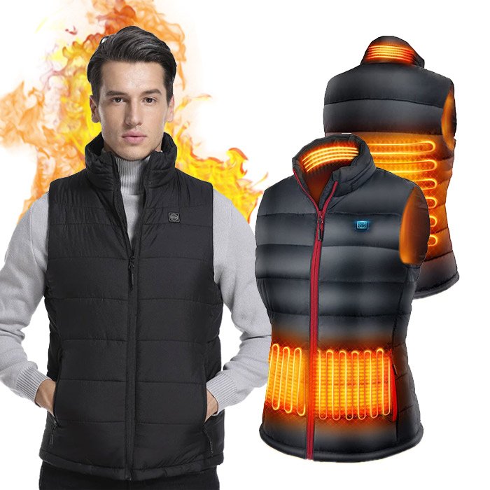 Ogrevan jopič s 4 grelnimi točkami - Heatvest