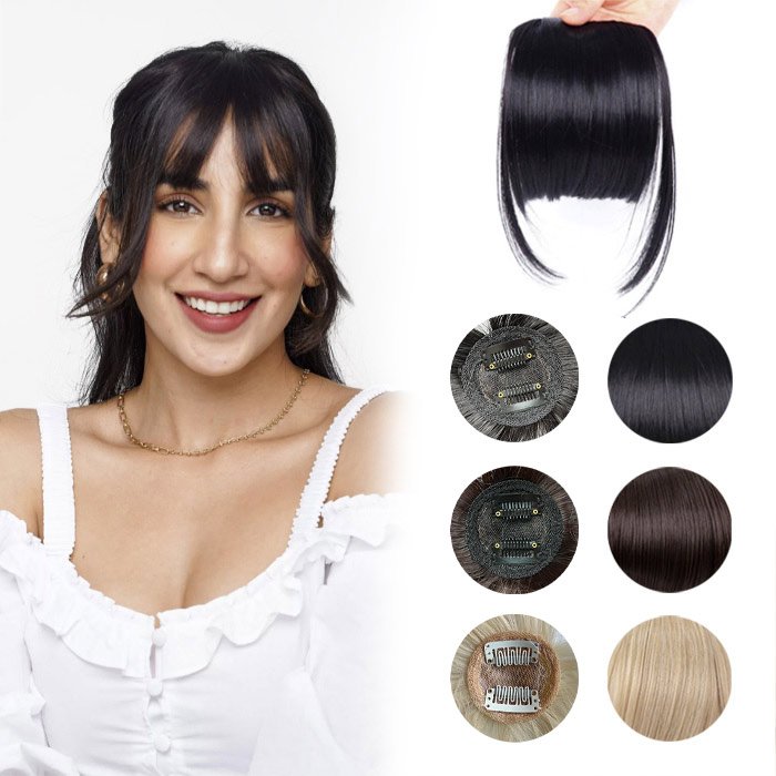 Lasni podaljški v obliki frufruja - Hairbangs