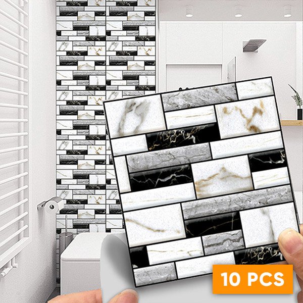 3D marmornate stenske nalepke - Marmorsticker