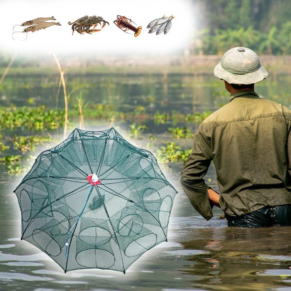 Zložljiva ribiška mreža (1 + 1 GRATIS) - Fishynet