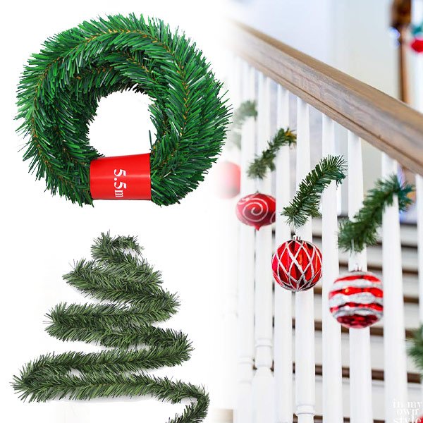 Božična borova girlanda, 5.5m - Garland