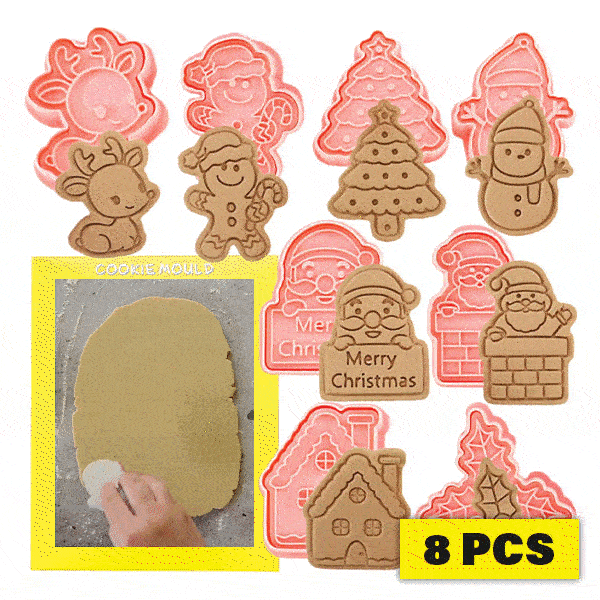 Božični modelčki za piškote (8 kosov) - Biscuity