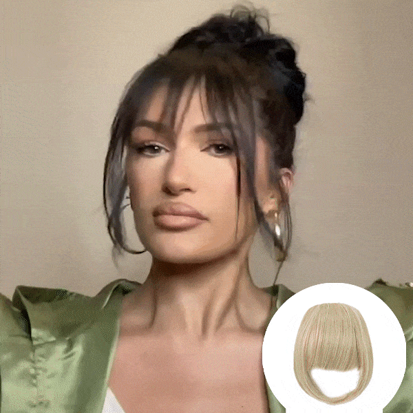 Lasni podaljški v obliki frufruja - Hairbangs