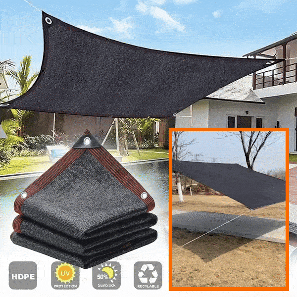 Mreža za zaščito pred soncem, 3 x 3 m - Shadenet