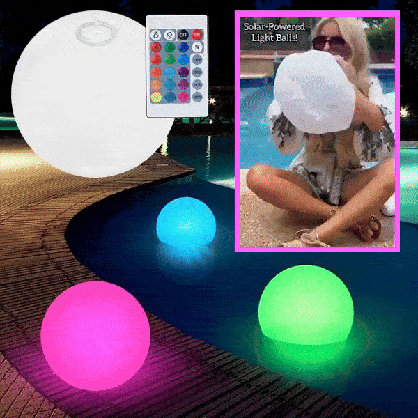 Plavajoča žoga za osvetlitev bazena - Floatylight