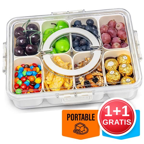 Prenosna škatla za prigrizke - SnackGo (1 + 1 GRATIS)