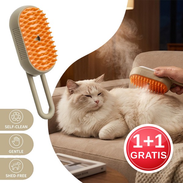 Parna krtača za hišne ljubljenčke - PawMist (1 + 1 GRATIS)